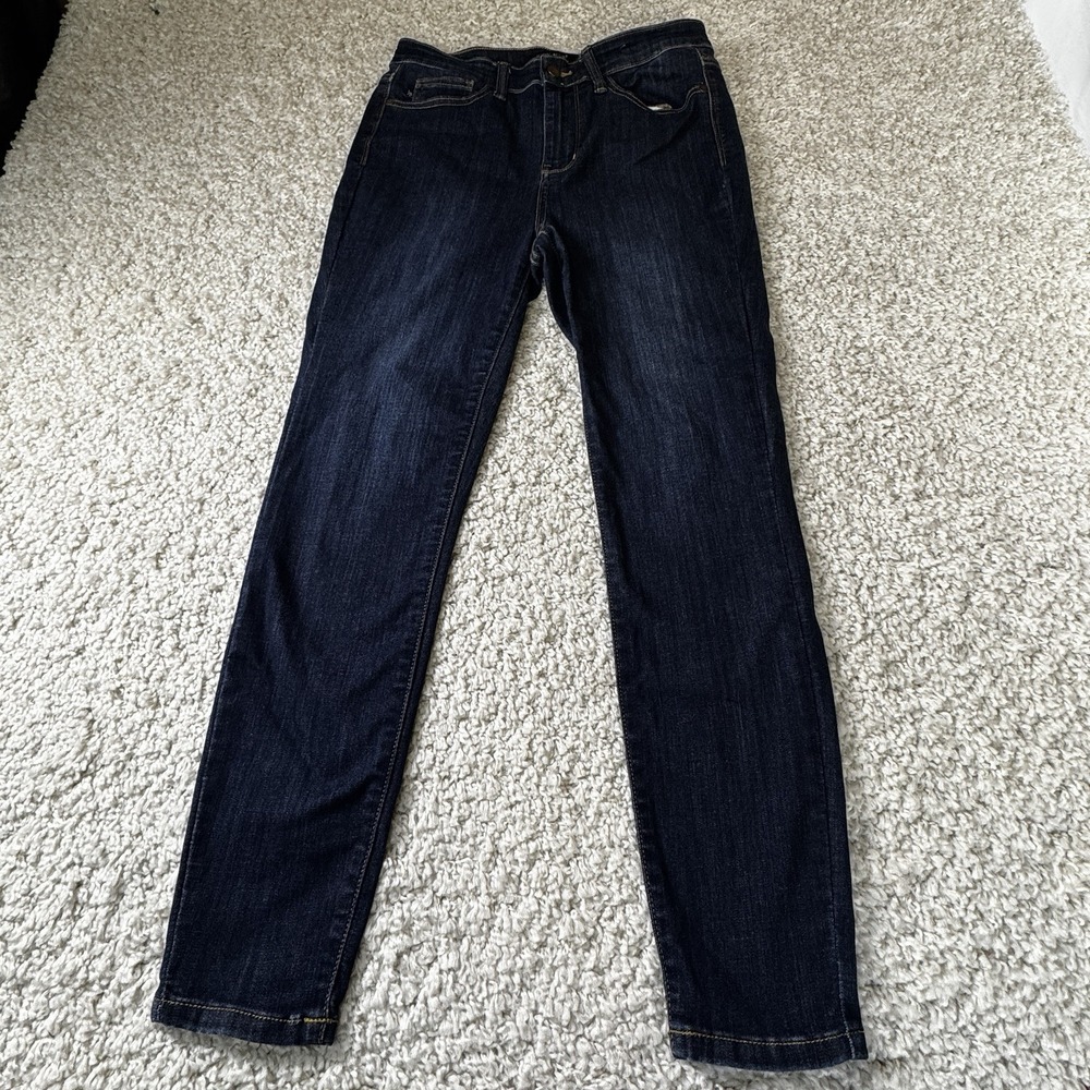JUDY BLUE Jeans Skinny Fit 9/29‎ Dark Wash JB82409DK No Holes